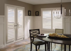 Dressing Your Glass: How to Pair Classic Shutters with Elegant Doors
